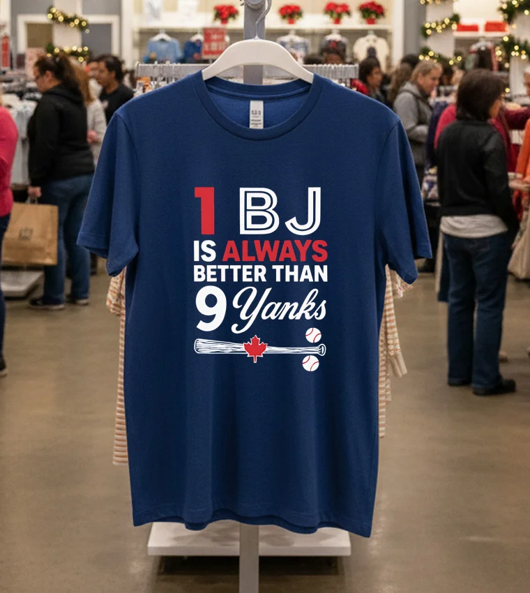 1 Bj Is Always Better Than 9 Yanks Mlb - navy-t-shirt 1 Bj Is Always Better Than 9 Yanks Mlb Navy T Shirt