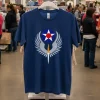 Air Force Falcons Football 2024   Navy T Shirt