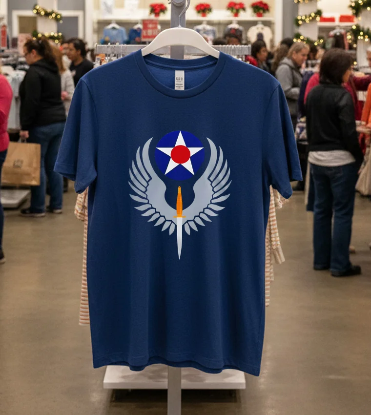 Air Force Falcons Football 2024 - navy-t-shirt Air Force Falcons Football 2024   Navy T Shirt