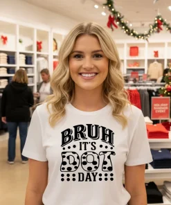 Bruh it s dot day teacher T shirts