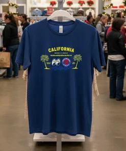 California Where It Began Jccs × Mooneyes 20Th Anniversary Collaboration T S   Navy T Shirt