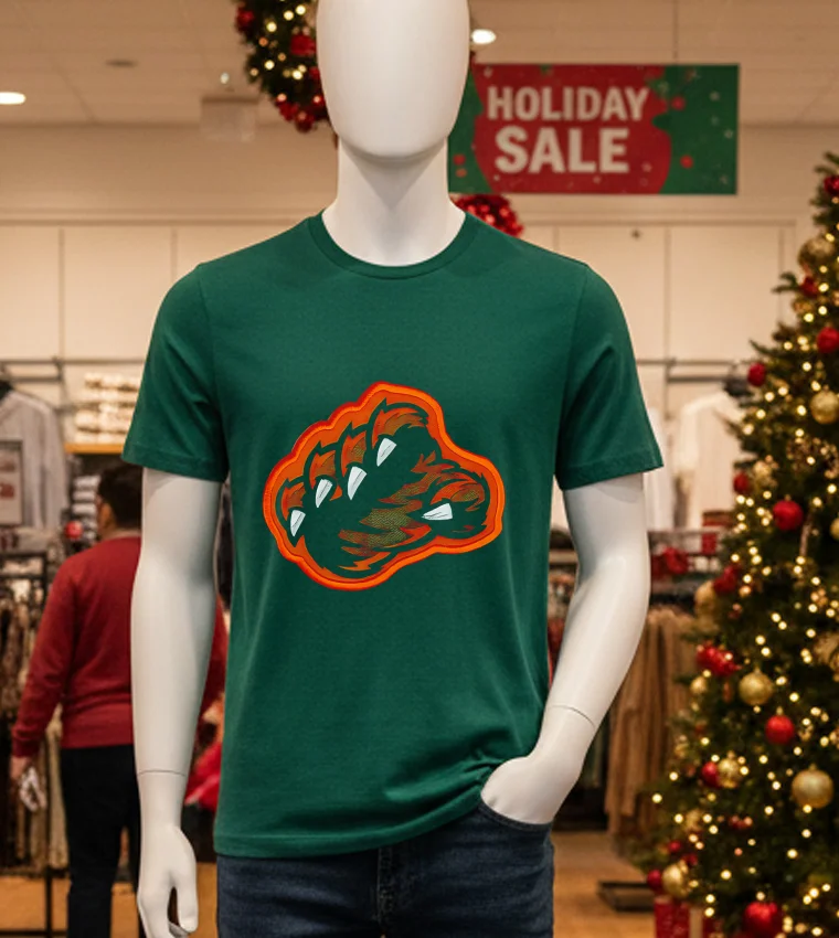 Coach Hightower The Bear Claw - green-t-shirt Coach Hightower The Bear Claw Green T Shirt