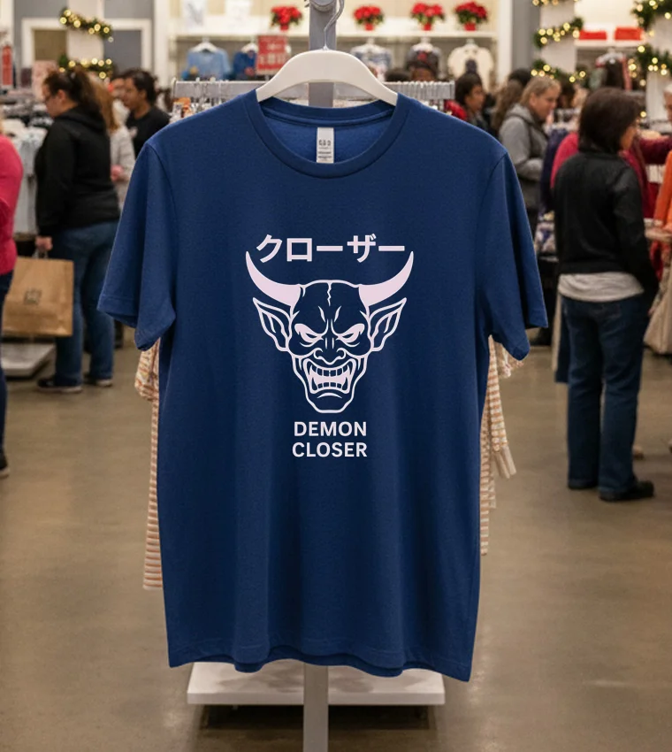 Dodgers Demon Closer T S - navy-t-shirt Dodgers Demon Closer T S   Navy T Shirt