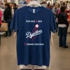 Dodgers Reporters From Back 2 Back 2 Turning Their Back Navy T Shirt