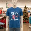 Don T Go Bacon My Heart Pig   Blue T Shirt