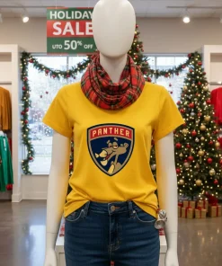 Florida Panthers Shield Pink Panther shirt
