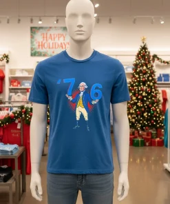 George Washington Six Seven Blue T Shirt