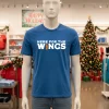 Here For The Wings   Blue T Shirt