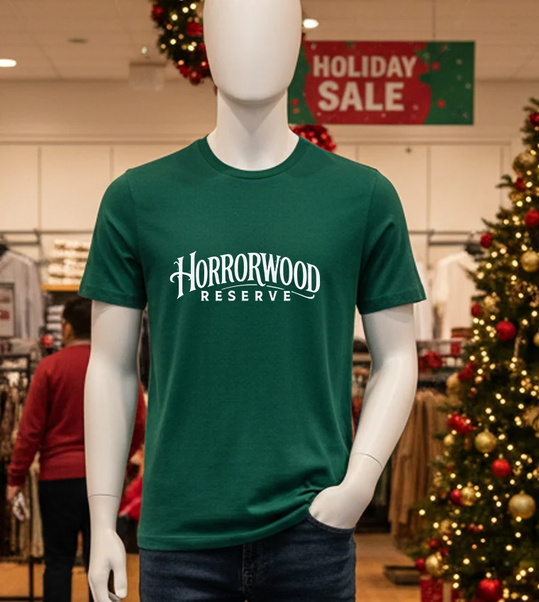 Horrorwood Reserve Macabre Spirits Vintage T S   Green T Shirt