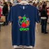 How The Grinch Stole Ankles Christmas Basketball   Navy T Shirt