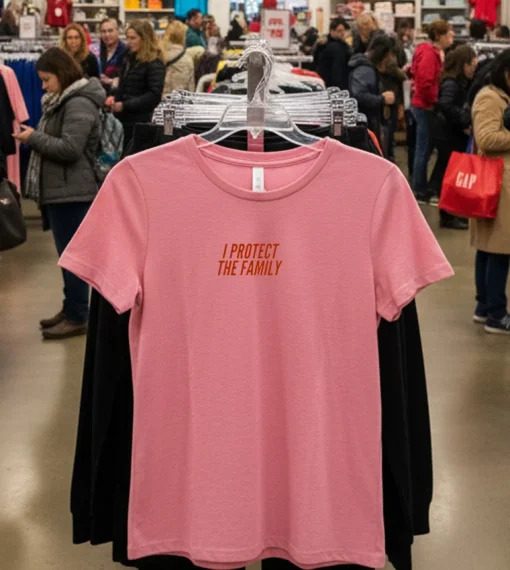 I Protect The Family Father Figure Gifts For Swifties T S   Pink T Shirt