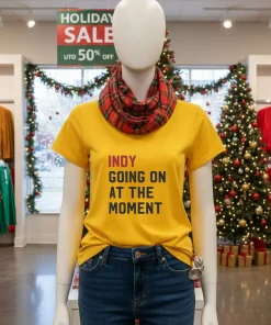 Indy Going On At The Moment   Yellow T Shirt