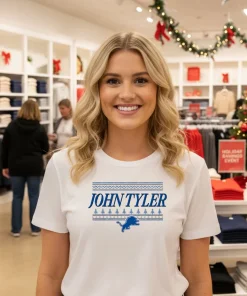 John Tyler Detroit Lions christmas shirt