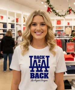 LA Back 2 Back Los Angeles Dodgers shirt