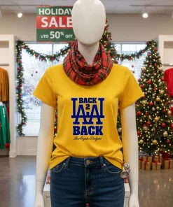 LA Back 2 Back Los Angeles Dodgers shirt