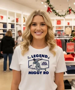 La Dodgers The Legend Of Miggy Ro Miguel Rojas White T Shirt