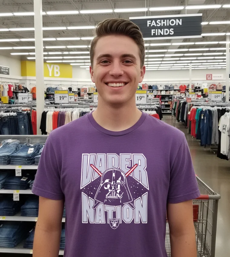 Las Vegas Raiders X Star Wars Nfl 2025 - purple-t-shirt Las Vegas Raiders X Star Wars Nfl 2025 Purple T Shirt