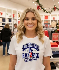 Los Angeles back 2 back 2024 2025 Champions shirt