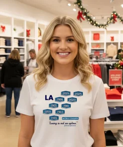 Los Angeles Baseball Nine Time World Champs losing is not an option shirt