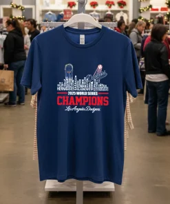 Los Angeles Dodgers 2025 World Series Champs Skyline shirt