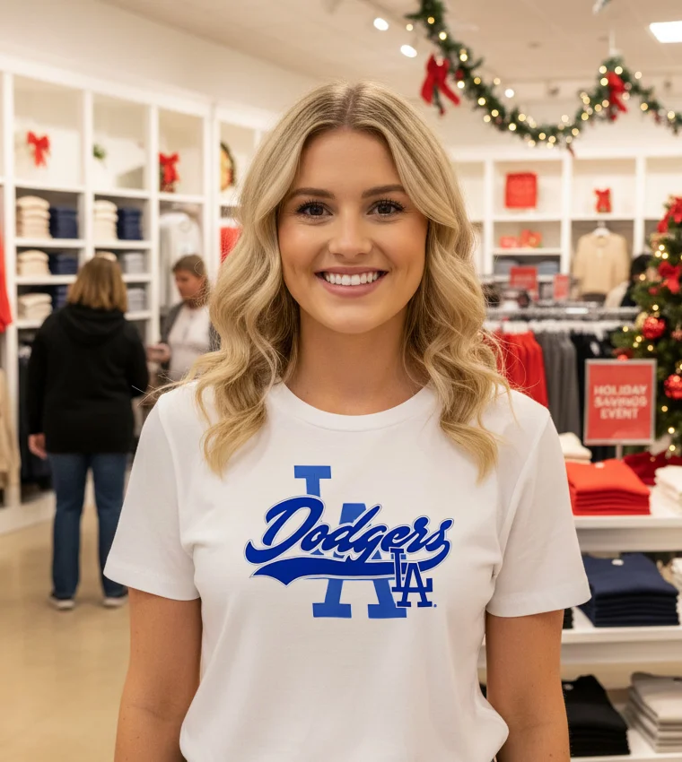 Los Angeles Dodgers White Heritage Slugger 2025 White T Shirt