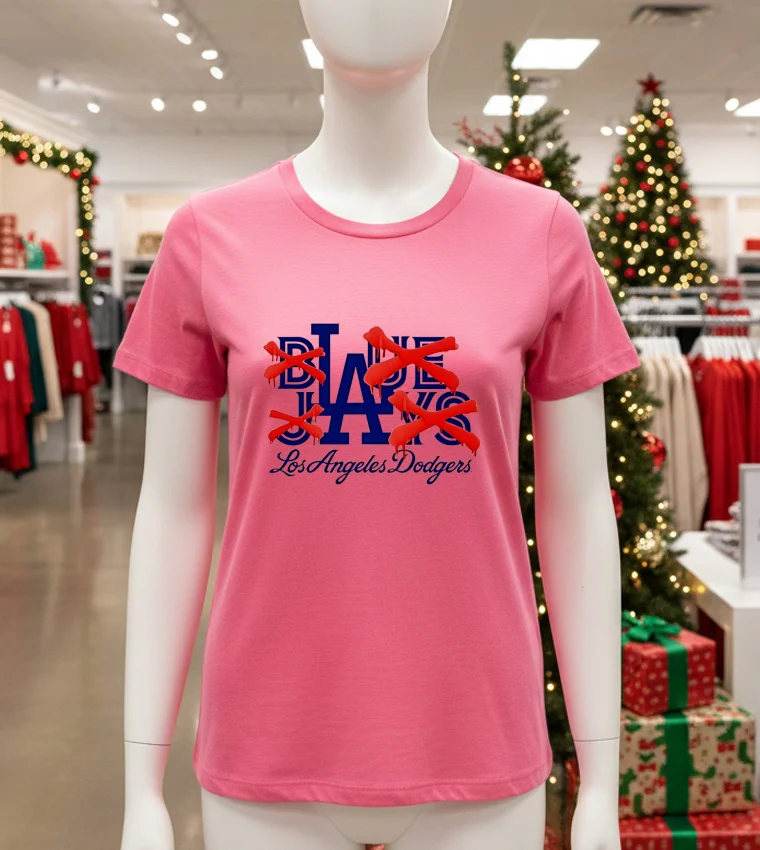 Not Blue Jays Which Is Dodgers Pink T Shirt