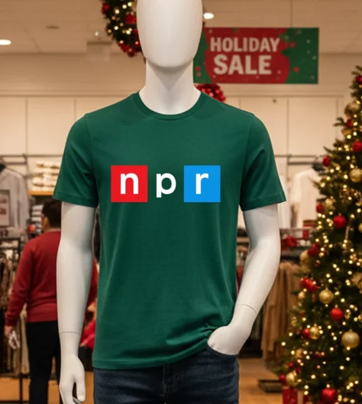 Npr Extra Logo T S   Green T Shirt