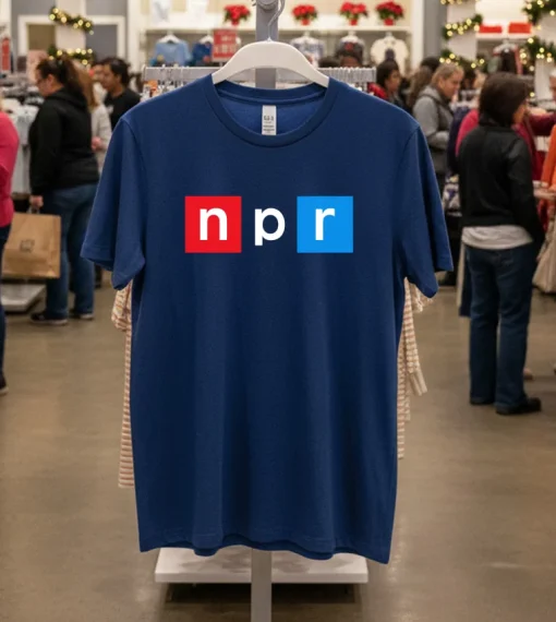 Npr Extra Logo T S   Navy T Shirt