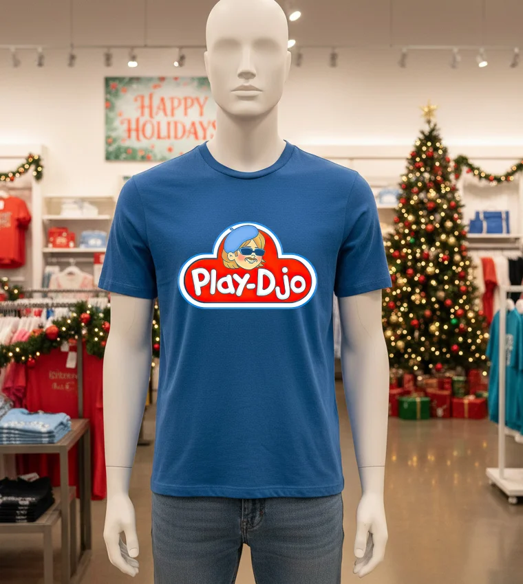 Play Djo Logo T S - blue-t-shirt Play Djo Logo T S   Blue T Shirt