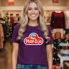 Play Djo Logo T S   Purple T Shirt