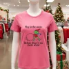 Play In The Snow Before There S No More Snow Globe   Pink T Shirt