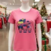 Sanrio Hello Kitty X Dodgers World Series Champion 2025 Pink T Shirt