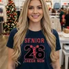 Senior Twenty 26 Cheer Mom T S   Black T Shirt