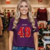 Sf 49Ers Faithful Rivalry 3D T S   Purple T Shirt