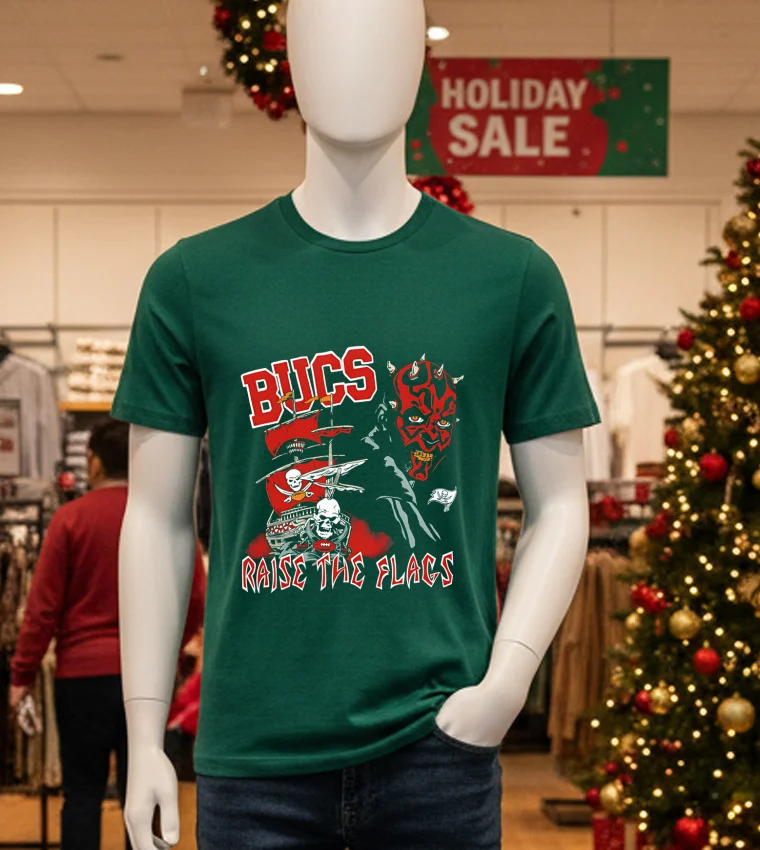 Tampa Bay Buccaneers X Star Wars Nfl 2025 - green-t-shirt Tampa Bay Buccaneers X Star Wars Nfl 2025 Green T Shirt