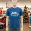 Toronto Start Spreading The News Bitches John Schneider T S   Blue T Shirt