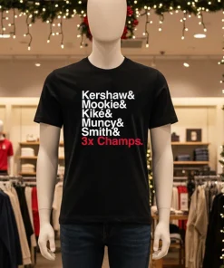 Ampersand 3 Time Champs Dodgers 2025 shirt