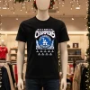B2b World Champions 24 25 Los Angeles Dodgers Black T Shirt 2