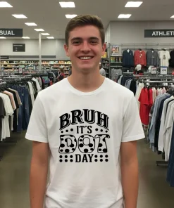 Bruh it s dot day teacher T shirts
