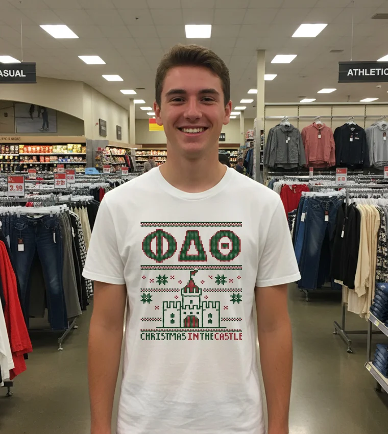 Christmas In The Castle 2025 - white-t-shirt Christmas In The Castle 2025 White T Shirt 1