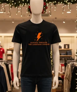 Dancing Through The Lightning Strike Song Lyrics Album Country Music T S   Black T Shirt