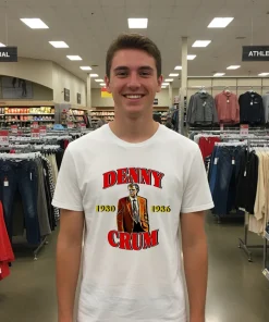 Denny Crum 1980 1986 graphic shirt