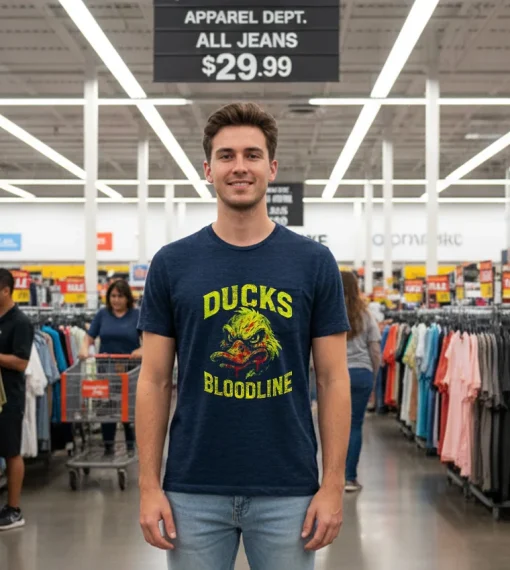 Ducks Bloodline T S   Black T Shirt