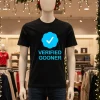 Gooning Verified Gooner   Black T Shirt