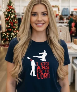 I Kick Ass For The Lord retro shirt