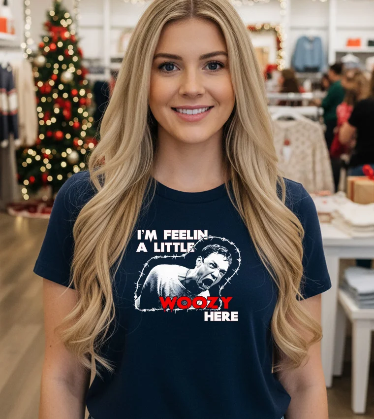 I M Feelin A Little Wooz Here Scream Black T Shirt 2