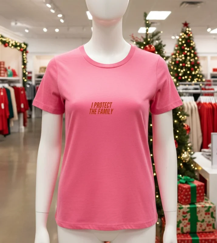 I Protect The Family Father Figure Gifts For Swifties T S   Pink T Shirt