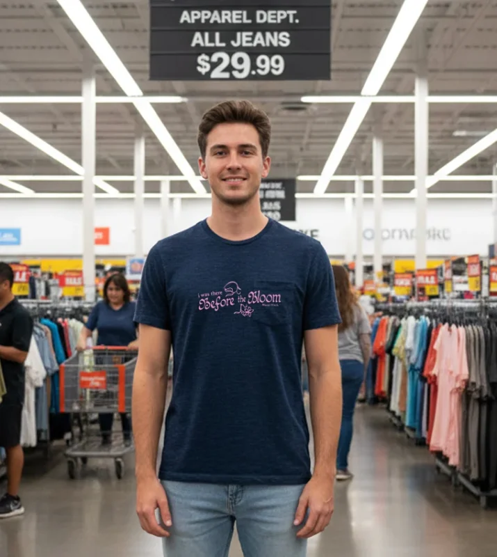 I There Before The Bloom T S   Black T Shirt