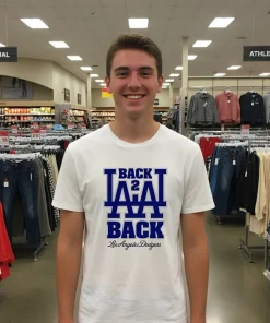 LA Back 2 Back Los Angeles Dodgers shirt