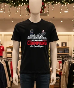 Los Angeles Dodgers 2025 World Series Champs Skyline shirt